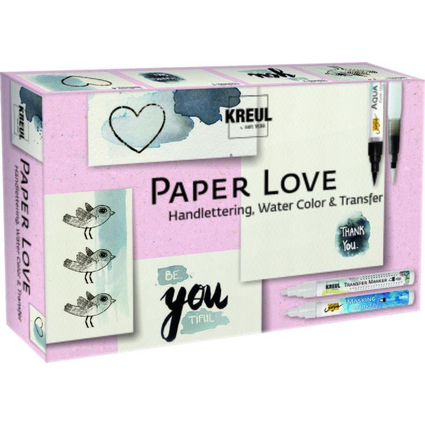 KREUL Kit cratif "PaperLove", 6 pices