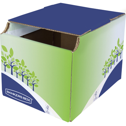 Fellowes BANKERS BOX Collecteur de recyclage, vert/bleu