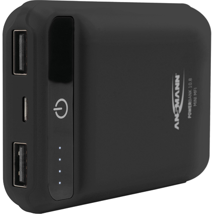 ANSMANN Batterie externe mobile Powerbank 10.8 mini, noir