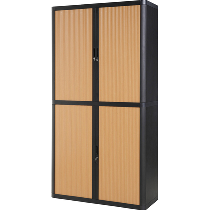 PAPERFLOW Armoire  rideau easyOffice, 4 tagres