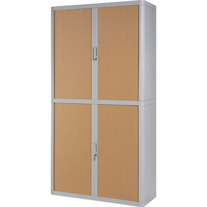 PAPERFLOW Armoire  rideau easyOffice, 4 tagres