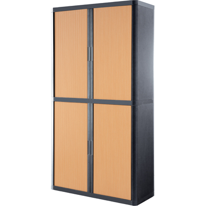 PAPERFLOW Armoire  rideau easyOffice, 4 tagres