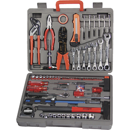 BRDER MANNESMANN Kit d'outils, 555 pices, malette