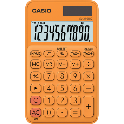 CASIO Calculatrice SL-310UC-RG, orange