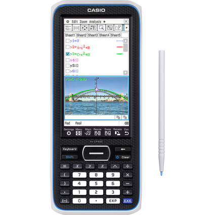 CASIO Calculatrice graphique FX-CP400 (ClassPad II), noir