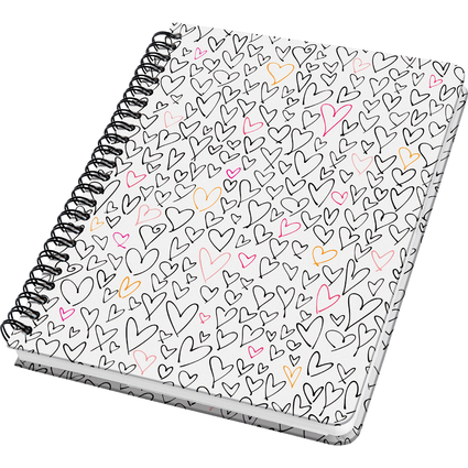 sigel Carnet de notes Jolie "Wild Hearts", A5