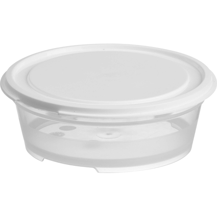 GastroMax Bote de conservation, 0,3 L, transparent/blanc