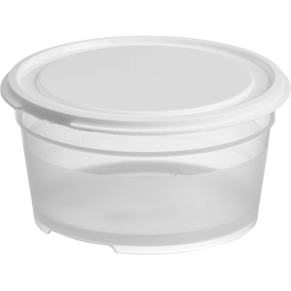 GastroMax Bote de conservation, 0,45 L, transparent/blanc