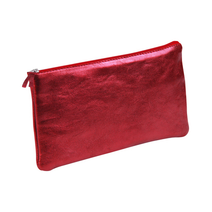 Clairefontaine Trousse CUIRIS, cuir, rectangulaire, rouge