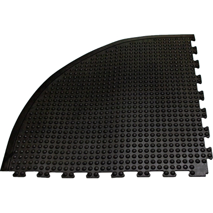 miltex Tapis de travail Yoga Dome Basic, 900 x 900 mm, noir