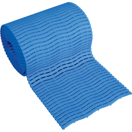 miltex Tapis de travail Yoga Spa Basic, 600 mm x 15 m, bleu