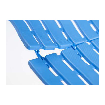 miltex Tapis de travail Yoga Spa Basic, 600 mm x 15 m, bleu