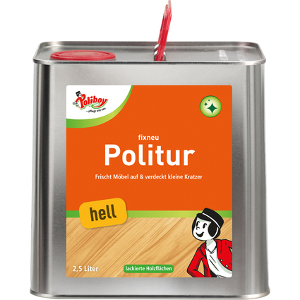 Poliboy Polisseur pour bois fixneu, clair, 2,5 litres