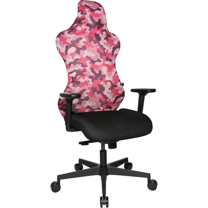 Topstar Chaise de bureau "Sitness RS Sport", noir/rose