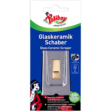 Poliboy Grattoir vitrocramique pour plaque de cuisson