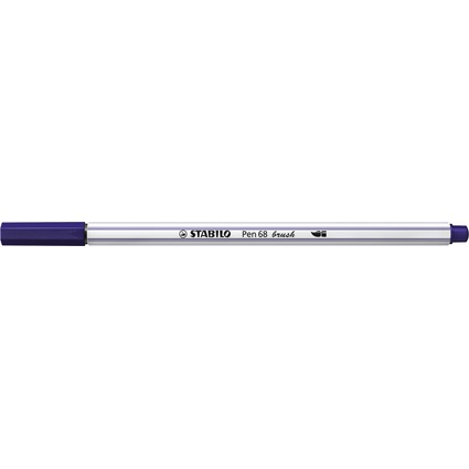 STABILO Feutre pinceau Pen 68 brush, bleu de Prusse