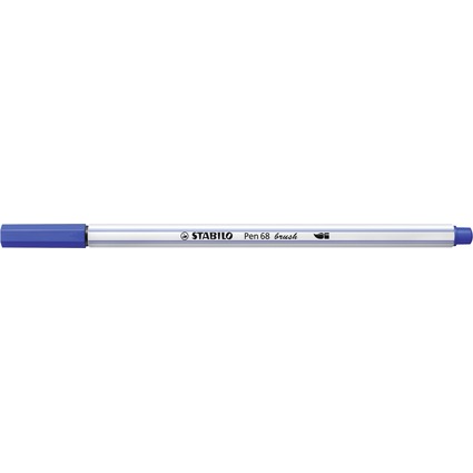 STABILO Feutre pinceau Pen 68 brush, bleu outremer