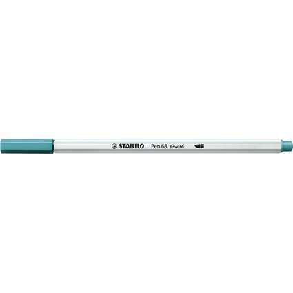 STABILO Feutre pinceau Pen 68 brush, bleu turquoise