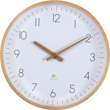 ALBA Horloge murale en bois "HORTREE",  quartz