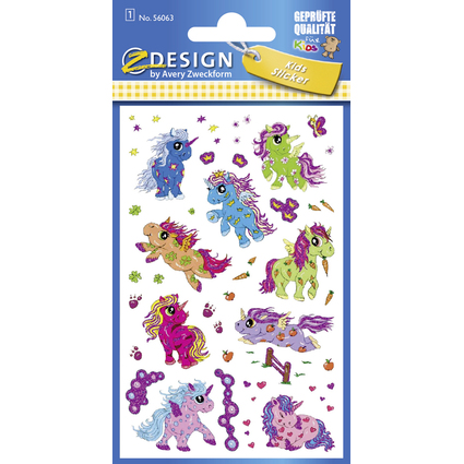 ZDesign KIDS Sticker glitter "licorne", color