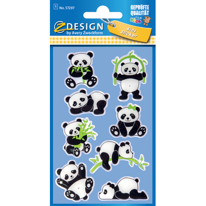 AVERY Zweckform ZDesign KIDS Sticker Glossy "Panda"