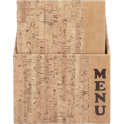 Securit Protge-menus DESIGN CORK, A4, bote de 10