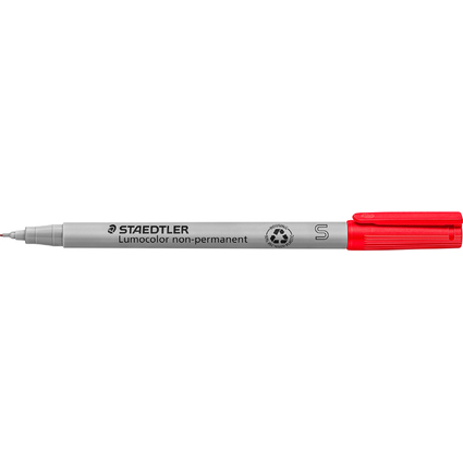 STAEDTLER Marqueur non permanent 311S Lumocolor, rouge