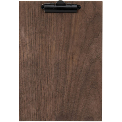 Securit Porte-menu  pince WALNUT, A4, en noyer