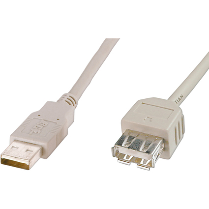 DIGITUS Rallonge USB 2.0, 1,8 m, beige