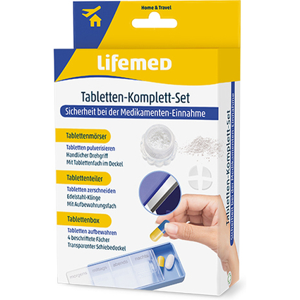 Lifemed Tabletten-Komplett-Set, Kunststoff