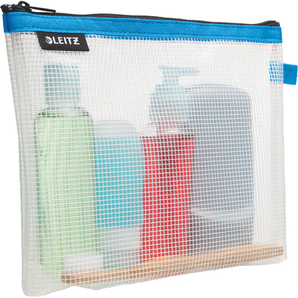 LEITZ Trousse  cosmtique WOW Traveller, transparent/bleu