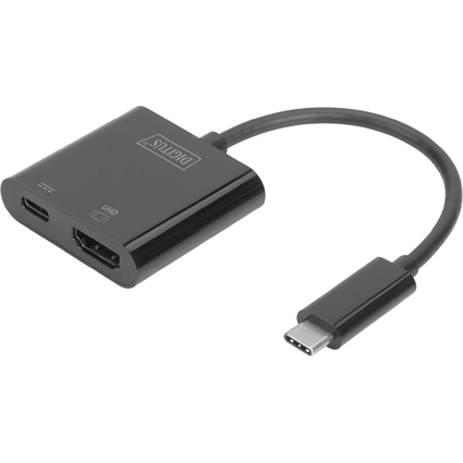 DIGITUS Adaptateur graphique USB 3.1, USB-C - HDMI/USB-C