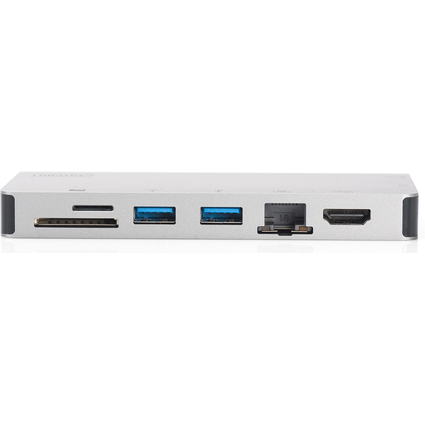 DIGITUS Adaptateur multiports USB 3.1, 8 ports, argent