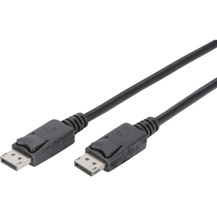 DIGITUS Cble de raccordement DisplayPort 1.2, 2,0 m, noir