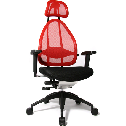 Topstar Chaise de bureau "Open Art 2010", noir/rouge