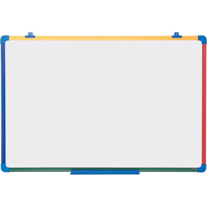 Bi-Office Tableau mural blanc pour enfants Schoolmate