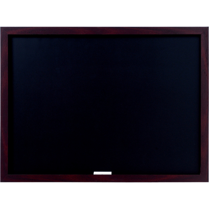 Bi-Office Tableau noir Optimum, 600 x 450 mm, cerisier