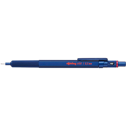 rotring Porte-mines 600, 0,5 mm, bleu mtallique