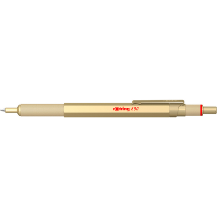 rotring Stylo  bille rtractable 600, or mtallis