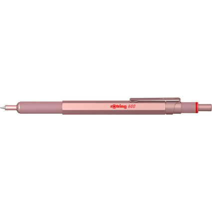 rotring Stylo  bille rtractable 600, or rose