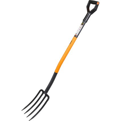 Bradas Fourche  bcher, longueur 1.250 mm, 4 dents, noir/