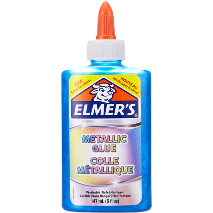 ELMER'S Colle Mtallique, 147 ml, bleu