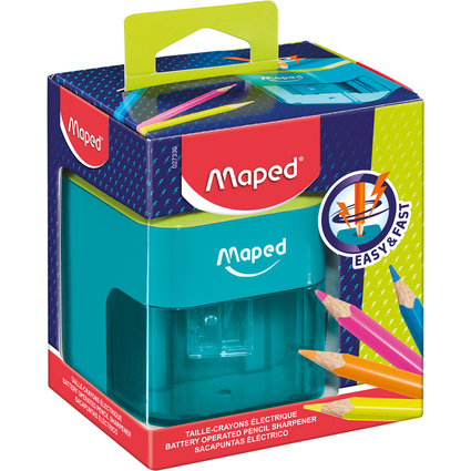 Maped Taille-crayon lectrique, turquoise/vert pomme