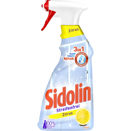 Sidolin Nettoyant pour vitres Zitrus, spray 500 ml
