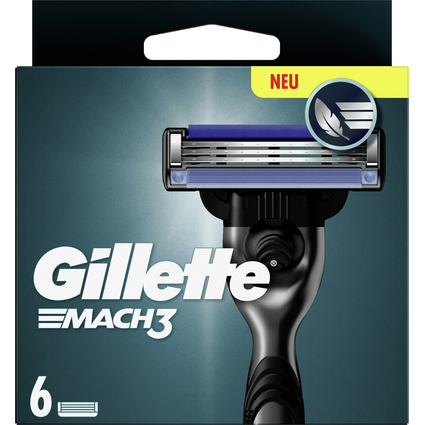 Gillette Lames de rechange Mach3, paquet de 6