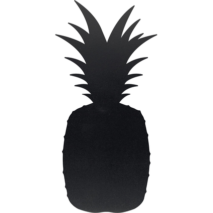 Securit Ardoise SILHOUETTE "PINEAPPLE", noir