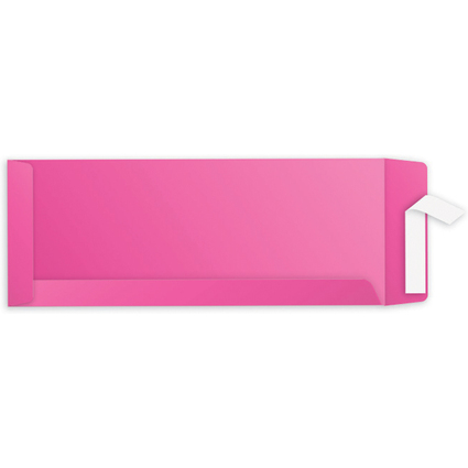 Pollen by Clairefontaine Pochettes 125 x 324 mm,rose fuchsia