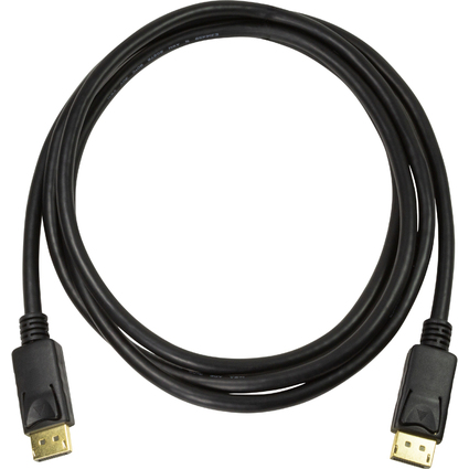 LogiLink Cble de raccordement DisplayPort 1.4, 1,0 m, noir