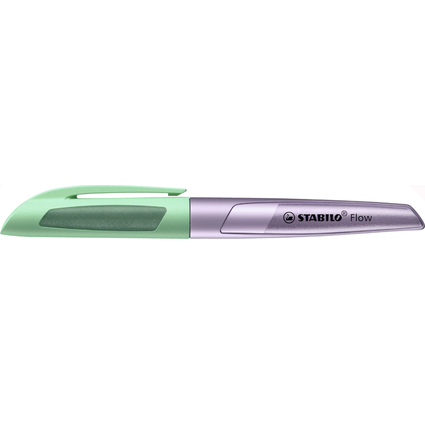 STABILO Stylo plume Flow COSMETIC, lilas mtallis/vert