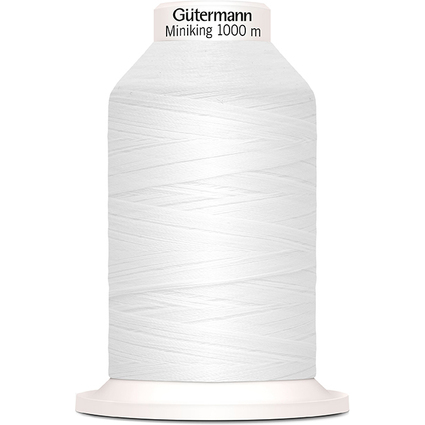 Gtermann Fil  coudre "Miniking", 1.000 m, couleur : 800